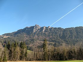 Vue du Sorgschrofen et du Zinken.