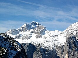 Triglav vanaf de Debela Peč