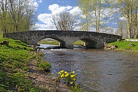 Le pont du manoir d'Albu.