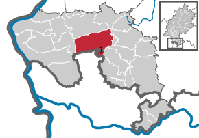 Poziția localității Heppenheim