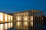 Langen Foundation at night