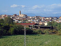 Skyline of Sant Hipòlit de Voltregà