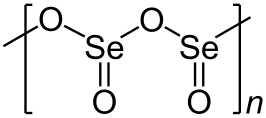 Structuurformule van seleendioxide