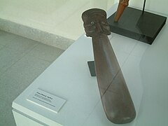 Sceptre de cérémonie paoa (musée de la Moneda à Santiago du Chili).