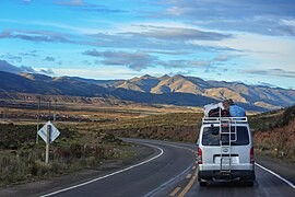 Ruta Nacional 1, cuya trayectoria atraviesa 5 departamentos.