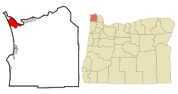 Location in Oregon