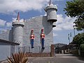 Rear west side of the giant slides