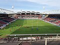 Stade de Gerland à Lyon où le où le CSBJ affronte l’AS Montferrand en finale du challenge européen.