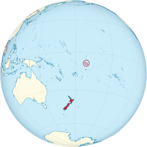 Location of Tokelau