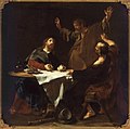 Giambattista Piazzetta: Gastmahl in Emmaus, um 1720, Musei civici degli Eremitani, Padua