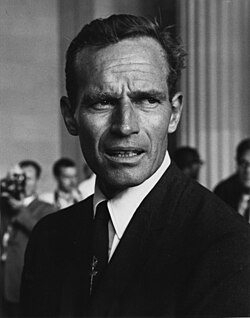 Charlton Heston 1963, när han medverkade i marschen till Washington för arbete och frihet.