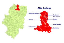 Kaart van Yebra de Basa