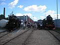 Die DSB E 991 und die SJ F 1200 gemeinsam im dänischen Eisenbahnmuseum