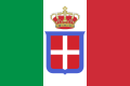 Vlag van het Koninkrijk Italië (met kroon), 1861-1946