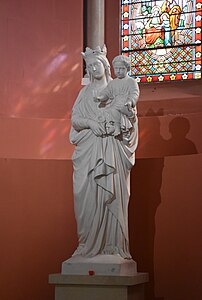 Vierge à l’Enfant (1886), Lyon, Montchat, église Notre-Dame-du-Bon-Secours