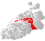 Molde markert med rødt på fylkeskartet