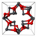 Unit cell of tetragonal Pb3O4 (Key:   Pb   O)