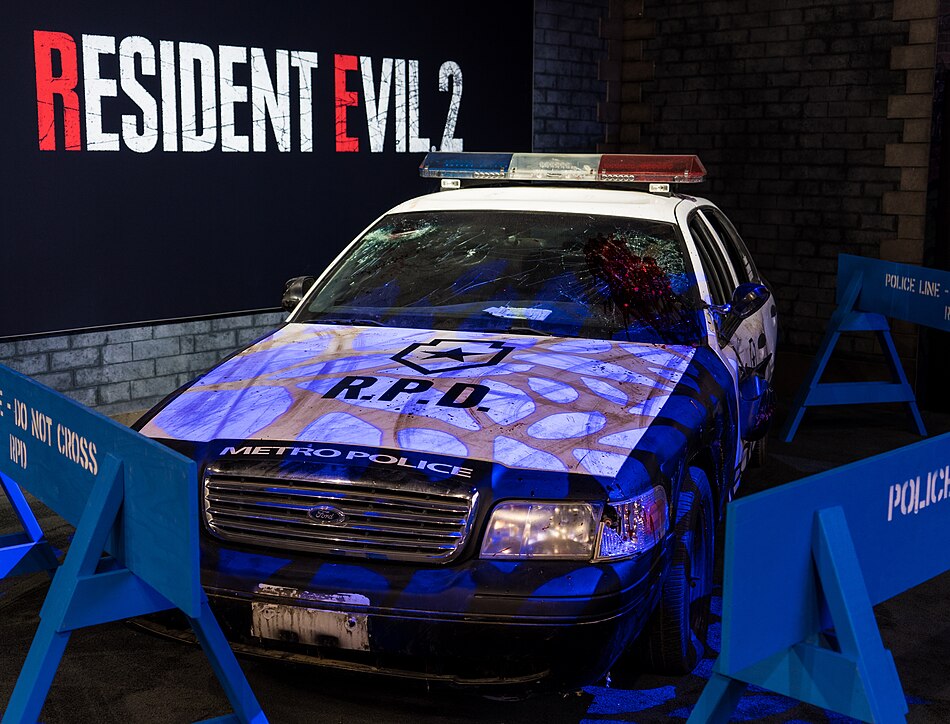 Resident Evil 2 police car at E3 2018