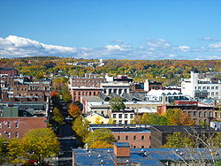 View of Troy from the Rensselaer Polytechnic Institute campus