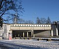 Eisenbahn-Viadukt mit dem Schriftzug Spaarndammerbuurt