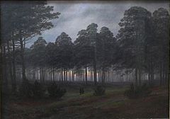 Der Abend von Caspar David Friedrich, 1821