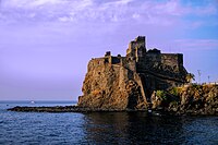 Norman castle at Aci Castello