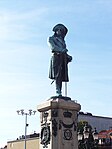 Karl XI-statyn i Karlskrona.