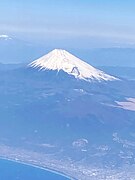 駿河湾上空から