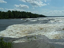 The Sturgeon River in Sturgeon Falls