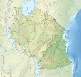 Map showing the location of സെരെൻഗറ്റി ദേശീയോദ്യാനം