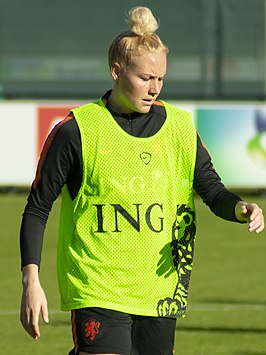 Kerkdijk in 2018 als speler van Nederland