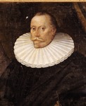 Erik Brahe med kvarnstenskrage, 1586