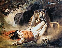 The Death of Hippolytus, 1860, Opus XIII (13). Olieverf op doek, privécollectie