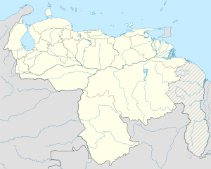 Map showing the location of Paz Castillo Municipality within Venezuela