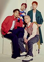 Shinee pro Marie Claire Korea, 2018 zleva: Taemin, Onew, Minho, Key