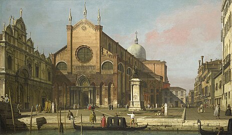 Campo Santi Giovanni e Paolo, 1735-1738 par Canaletto Royal Collection[5]