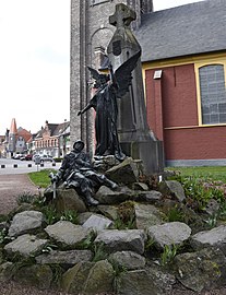 Oorlogsmonument door Aloïs De Beule op het gemeentepark