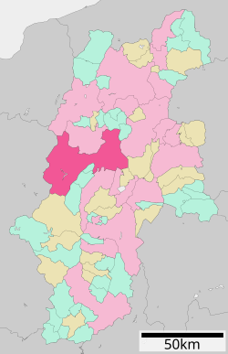 Kedudukan Matsumoto di Wilayah Nagano