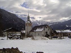 Skyline of Servoz