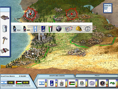 PeaceMaker, a strategy game from 2007.