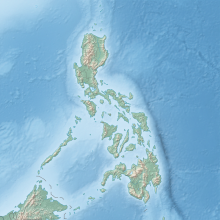 Map showing the location of Apo Reef