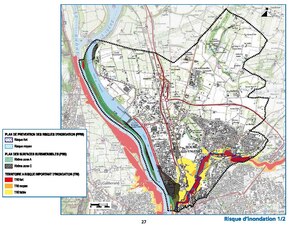 Risque d'inondation à Bourg-lès-Valence.