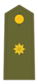 Divisa comandante Ejército de Tierra.