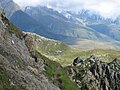 Badushütte von unterhalb des Piz Tuma