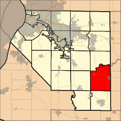 Location in St. Clair County