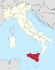 Sicilia (regio Italiae): situs