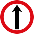 Proceed straight