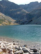 Czarny Staw Gąsienicowy yn de Tatra