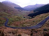 Glen Croe viewed from Rest and be thankful viewpoint