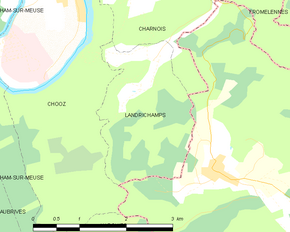 Poziția localității Landrichamps